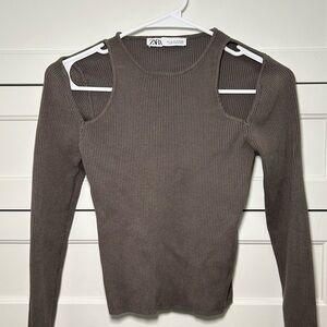 Zara Ribbed Top